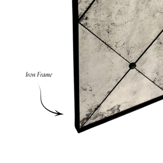 Single Panel Antiqued Mirror