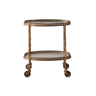 20th Century French Oval Bar Cart