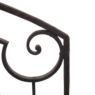 1900 French Iron Fireplace Screen