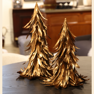 Gold Luster Feather Tree (Medium)