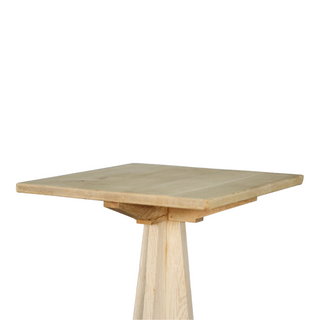 Primitive Bleached Oak Side Table