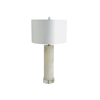 Alabaster Cylinder Table Lamp