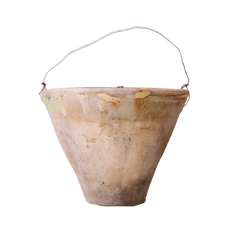 19th Century Terracotta Candle Pot (Large)