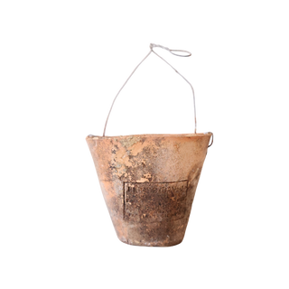 19th Century Terracotta Candle Pot (Small)