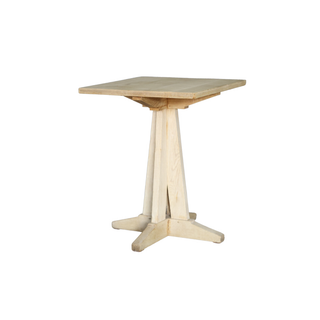 Primitive Bleached Oak Side Table