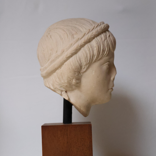 20th Century French Marble Sculpture (Child Portrait Bust)
