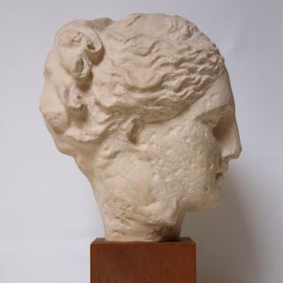 20th Century French Marble Sculpture (Female Portrait Bust)

