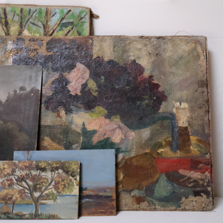 Mid 20th Century French Floral Still Life Painting
