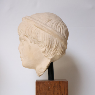 20th Century French Marble Sculpture (Child Portrait Bust)
