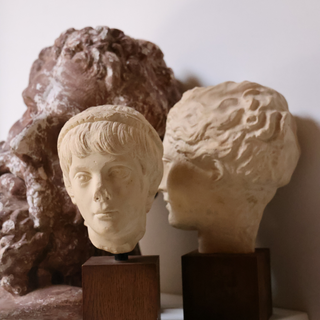 20th Century French Marble Sculpture (Child Portrait Bust)
