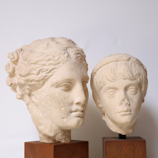 20th Century French Marble Sculpture (Female Portrait Bust)
