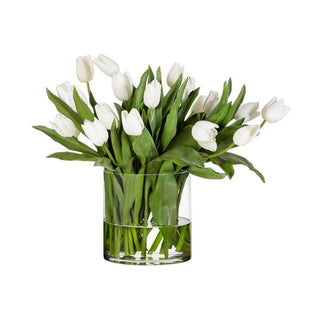 French Tulip Cut in Glass
