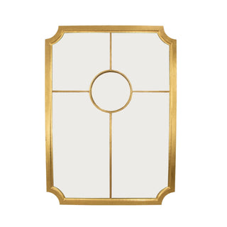 White & Gold Sectional Mirror
