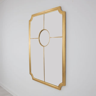 White & Gold Sectional Mirror
