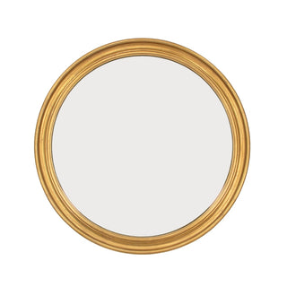 Gold Framed Round Mirror
