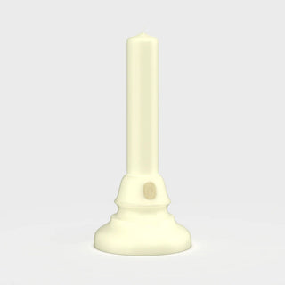 Baruch Cream Cathedral Candle (Medium)
