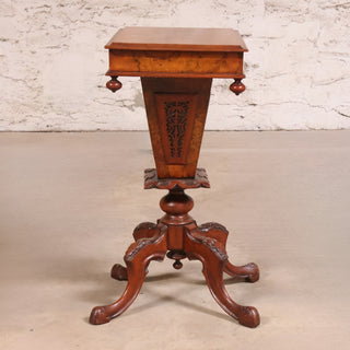 20th Century Central Pedestal English Sewing Table
