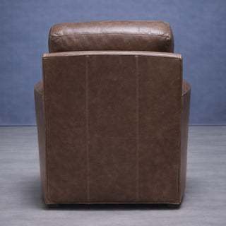 Murphey Leather Swivel Chair by CR Laine

