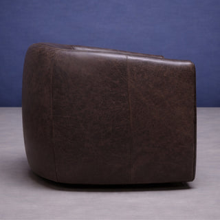 Aline Leather Swivel Chair
