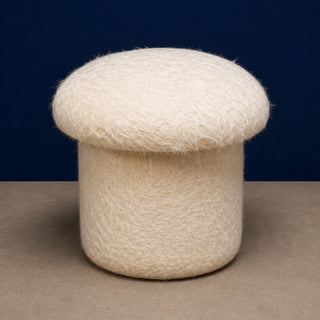 20th Century American Alpaca Mushroom Stools (Set of 2)
