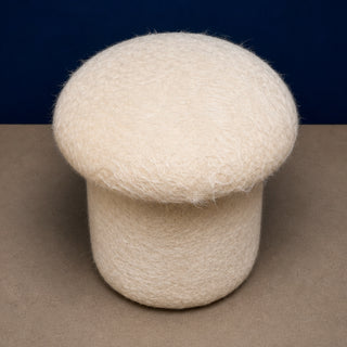 20th Century American Alpaca Mushroom Stools (Set of 2)
