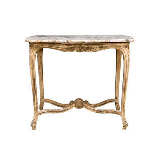 20th Century French Louis XV Style Table with Marble Top
