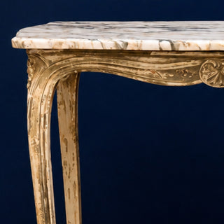 20th Century French Louis XV Style Table with Marble Top
