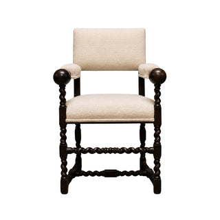 19th Century French Louis XIII Oak Arm Chair
