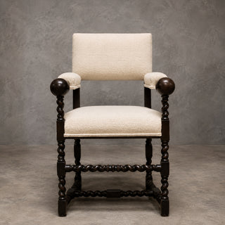 19th Century French Louis XIII Oak Arm Chair
