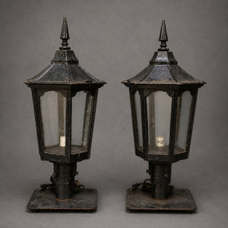 20th Century English Iron Lanterns (Set of 2)
