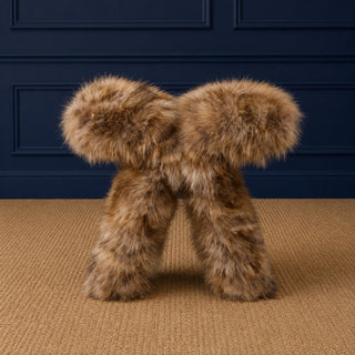 Verellen Racoon Natural Butterfly Stool
