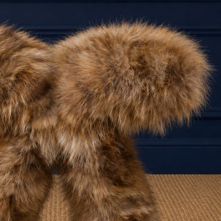 Verellen Racoon Natural Butterfly Stool
