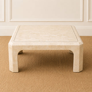 21st Century Maitland Smith Travertine Coffee Table

