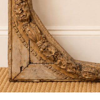 18th Century German Oak Carved Putti Frame
