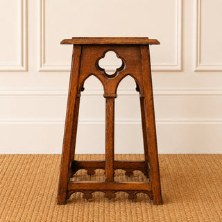 19th Century Belgian Neogothic Pedestal Table
