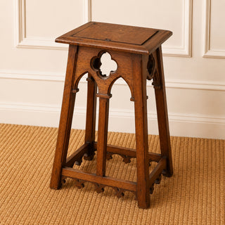 19th Century Belgian Neogothic Pedestal Table
