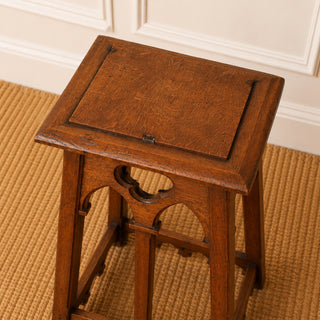 19th Century Belgian Neogothic Pedestal Table
