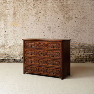 19th Century French Walnut Chest of Drawers
