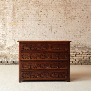 19th Century French Walnut Chest of Drawers
