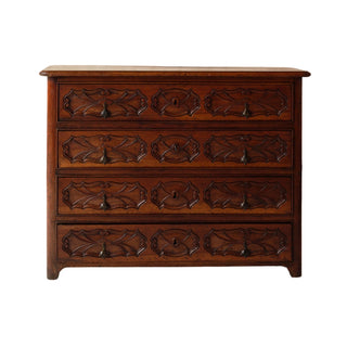 19th Century French Walnut Chest of Drawers
