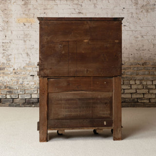 17th Century French Oak & Walnut Cabinet
