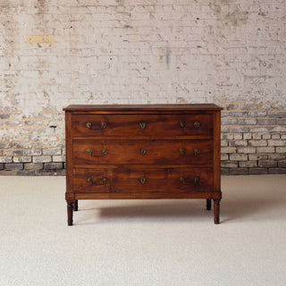 18th Century French Louis XVI Walnut Chest of Drawers
