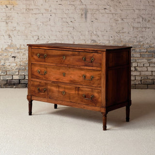 18th Century French Louis XVI Walnut Chest of Drawers
