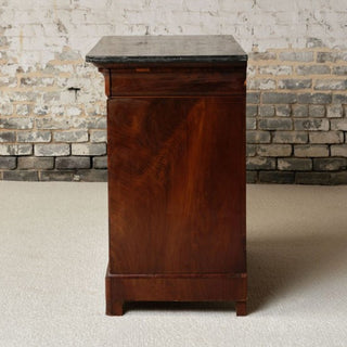 1850s French Louis Philippe Period Marble Top Commode
