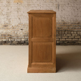 Late 19th Century French Oak Bank Office Filing Cabinet
