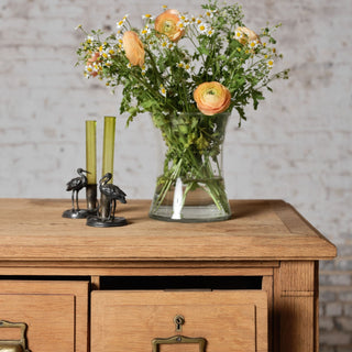 Late 19th Century French Oak Bank Office Filing Cabinet
