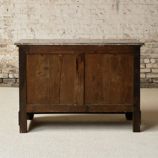 19th Century French Mahogany Chest with Marble Top (B)
