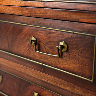 Late 17th Century French Empire Cherry Wood Commode with Marble Top
