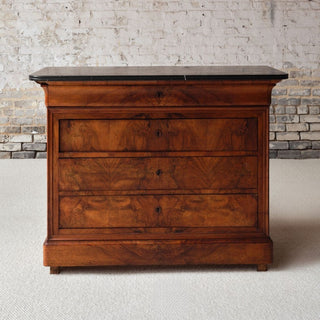 19th Century French Louis Phillipe Walnut Commode
