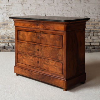 19th Century French Louis Phillipe Walnut Commode
